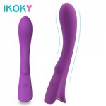 Ikoky, IKOKY Big Dildo Vibrator Sex Toys for Woman G Spot Magic Wand 9 Speeds Sex Products Female Masturbator Silicone Vagina Massage