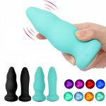 LED Smooth Anal Beads Dildo Vibrator Prostate Massager Charging Anal Vibrator G Spot Vibrador Masturbator Sex Toys for Women Men