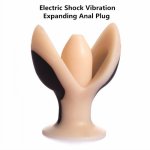 Electroshock Pulse Expanding Vibrating Anal Plugs Orgasmic Vibration Bullet Sex Toys for Man Woman Vagina Masturbator Vibrator