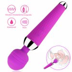Woman G Spot Massager Powerful Magic Wand Clitoris Stimulator vibrating Dildo Vibrators for Women Vagina Silicone Sex Toys New