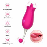 Tongue Vibrators 10 Modes USB Power Vibrating Egg G-spot Massage Oral Licking Clitoris Stimulator Sex Toys for Women