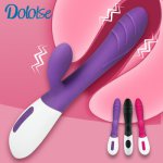 Dildo Rabbit Vibrator for Women Waterproof G Spot Clitoris Massager Sex Toys For Women Dual Vibration Sex Toys for Women