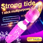 G Spot Waterproof Vibration Massager AV Vibrator for Women Sex Toys Vagina Clitoris Stimulator USB Charge Adult Sex Products