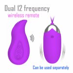 Powerful 12 Speed Wireless Remote Egg Bullet Vibrator Vibrating Egg Female Masturbator Clitorial Massager Sex Toys For Women