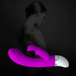7 Speed Female G-spot Vibrator Sex Toys Women Dual Rabbit Vibrator Clitoris Stimulator Sex Toys Vibrating Massager with Condom