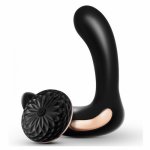 Male USB Charging Prostate Massage With Delay Ejaculation Ring Remote Control Anal Vibrator Butt Plug Stimulate Sex Toys for Men