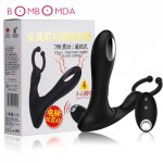 Electric Shock Anal Vibrator For Men Penis Ring Wireless Remote Dildo Butt Plug Vibrator Anal Sex Toy For Man Prostate Massager