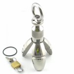 Adjustable Anal Plug,Stainless Steel Stretching Anal Dilator Plug,Anal Extension Toys No Condom Masturbation Sex Erotic Toys