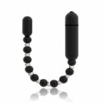 Powerbullet, Booty Beads 2 PowerBullet – Koraliki analne wibrujące czarne