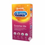 Prezerwatywy stymulujące - Durex Surprise Me Condoms 12 szt