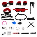20 PCS bandage Gear sex tools kits G Spot Vibrator BDSM Bondage restraints Rope Fetish kinky SM Slave sadomasochism Adult game