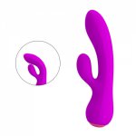 Yema, YEMA Rabbit Massage Double Vibrator Deformable Dildo Vibratosr Clitoris Vagina Massager Sex Toy for Woman