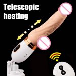 Remote Control Heating Telescopic Automatic Sex Machine Big Dildo Vibrators Female Masturbator Sex Toys For Women Love Machine