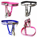 Manyjoy Stainless Steel Male Chastity Belt with Anal Plug Metal Bdsm Bondage Lock Chastity Cage Chastity Device Sex Toys