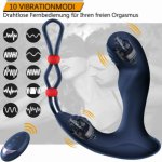 Anal-Plug-Male-Prostate-Massager-Dildo-Anus-Vibrator-Penis-Ring use Lubricant