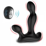 Anal Vibrator Prostate Massager 8 Frequency Wireless Remote Sex Toy for men for women for couple