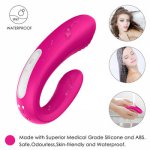 U Shape Wireless Remote Control Dual Vibrator Sex Toys for Couple G Spot Message Clitoral Stimulator USB Charging Sex Products