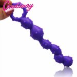 candiway spiral beads Soft Anal Plug anus Toys Big Anal Balls Silicone G-Spot Stimulating Butt Plugs Adult Sex Toys Couple