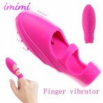 Mini Finger Vibrator Clitoral Stimulator Vagina Massager Penis Strapon Female Masturbator Lesbian Erotic Sex Toys for Women