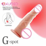 EXVOID Huge Penis Female Masturbator Artificial Cock Flexible Real Dick With Suction Cup Sex Toys for Woman Realistic Dildo