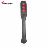 Morease, Morease PU Paddle Spanking Butt Flog BDSM Red Black Whip Flogger for Couples Role Play Slave Fetish Games Sex Toy Spanking Tool