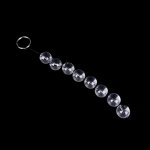 2 Sizes Glass Anal Beads Vaginal Balls Anal Plug Butt Sex Toy Female Sex Products Vagina Kegel Balls for Women Crystal Massager