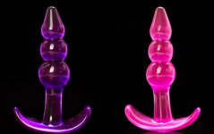 Anal Backyard toy Dildo Adult sex toys NO vibrator butt plug silicone Anal Butt Plug G-Spot Stimulation Suction Cup Jelly