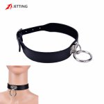 Exotic Accessories PU Leather Sexy Bondage Collar Strap On Slave Collar Neck Restraints Fetish BDSM Erotic Toys For Couples