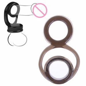 Soft Male Dildo Scrotal Bound Penis Rings Scrotum Binding Chastity Device Lock Sperm Cock Ring Sex Toy Delay Ejaculation For Men