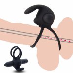 Sex Toys for Men Bullet Vibrators Rings Double Cock Male Ring Delay Premature Ejaculation Penis Massage Lock Sperm Sex Products