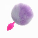 Rabbit Tail Butt Plug Anal Plug Sexy Fluffy Anal Trainer Toy Anal Beads Prostate Massage For Men Women