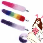 Fox, No Vibrator Fox Butt Plug Anal Anal Tail Metal Ball Anal Beads Plug Bunny Tail Smooth Touch Adult Sex Toys For Woman Men Gay