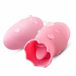 Female Nipple Sucking Clitoral Stimulator Sucker Vibrator Egg , Oral Sex Licking Tongue Vibrating Vibrator Sex Toys for Women