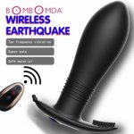 Anal Plug Vibrator Sex Toys For Men Prostate Massager Women G-Spot Stimulate Wireless Remote Vibrators Dildo Butt Plug Adult Toy