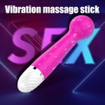 G Spot Dildo Rabbit Vibrator for Women Dual Silicone Vagina Vibe Female Adult Sex Toy Waterproof Massager H4