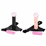 Strap On Harness Vibrator for Couples Men Wearable Vibrating Dildo Sexy Product Realistic Dong Adult Sex Toys Hot