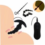Vibrating Anal Beads Butt Plug Vibrator G Spot Vagina Vibrator Clitoris Anal Vibrator Erotic Sex Toys for Woman Men Dildo Shop