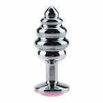 90*40mm Spiral Metal Anal Butt Plug Anal Stimulation Butt Toy Sexy Game Large Love Plug Sex Toys for Women Sex Products