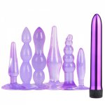 3/6pcs Butt Plug Sex Toys Anal Plug G Spot Vagina Massager Silicone Anal Beads Plug Anal Stimulator For Women Men Adult Products