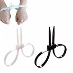 Disposable Plastic Handcuffs Ankle Wrist Cuff,Outdoor Portable Lock Slave Bondage Sex Restraints  Adult Games Sex Toy For Couple