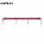 2020 Stainless Steel Metal Spreader Bar Leather Bondage Handcuffs ankle cuff Sex Slave Restraint sex Toys for woman men Couples
