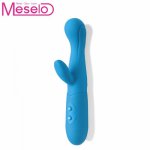 Meselo Rabbit Vibrator G-spot Vibrator Clitoris Stimulator Vibrating Dildo Sex Flirt Toys Adult Products For Women Female Orgasm