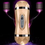 Automatic Pussy Oral Deep Throat Artificial Vagina Male Masturbator Cup Vibrator Bring you marvelous sexual experience sex toys