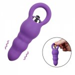 Silicone Anal Vibrators Anal Beads Dildo Vibrator Eggs Clitoris Stimulator Finger Bullet Clit Vibrator Adult Sex Toys For Women