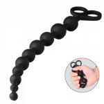34cm Long Small Anal Beads Silicone Butt Plug Anal Balls Sex Toys For Adult Woman Gay Male Prostate Massage Erotic Anus buttplug