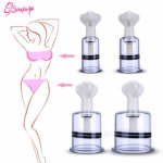 4 Sizes Female Body Enhancer Exerciser Breast Vacuum Sucker pump Nipple Clamps Clip Adult sexy game Vibrator sex toys for Women