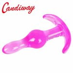 Anal beads Toys Real Skin Feeling Beginners Sex Products Butt Plug anal plug Jelly Sex Toys buttplug