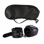 Sex BDSM Bondage Set Toys with Handcuffs for Sex Blindfold Eye Mask Adult Games Erotic Toys for Woman Exotic Accessories
