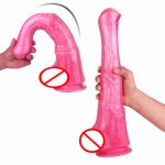 Super Long Big Animal Horse Dildo Anal Plug Sex Toys For Woman Realistic Dildo With Suction Cup Men Gay Anus Vaginal Expansion