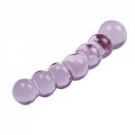 Glass Crystal Dildos Fake Penis Anal Beads Butt Plug Sex Toy For Women Men Adult Male Female Masturbation Products